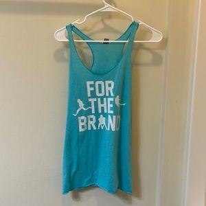 For the brand racer back tank